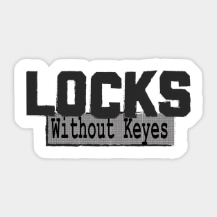 Locks W/O Keyes Sticker